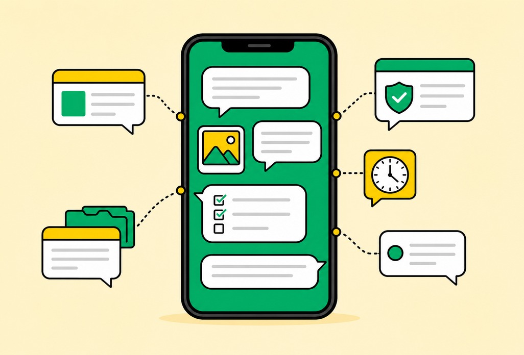 LINEで査定案内を受けるイメージ